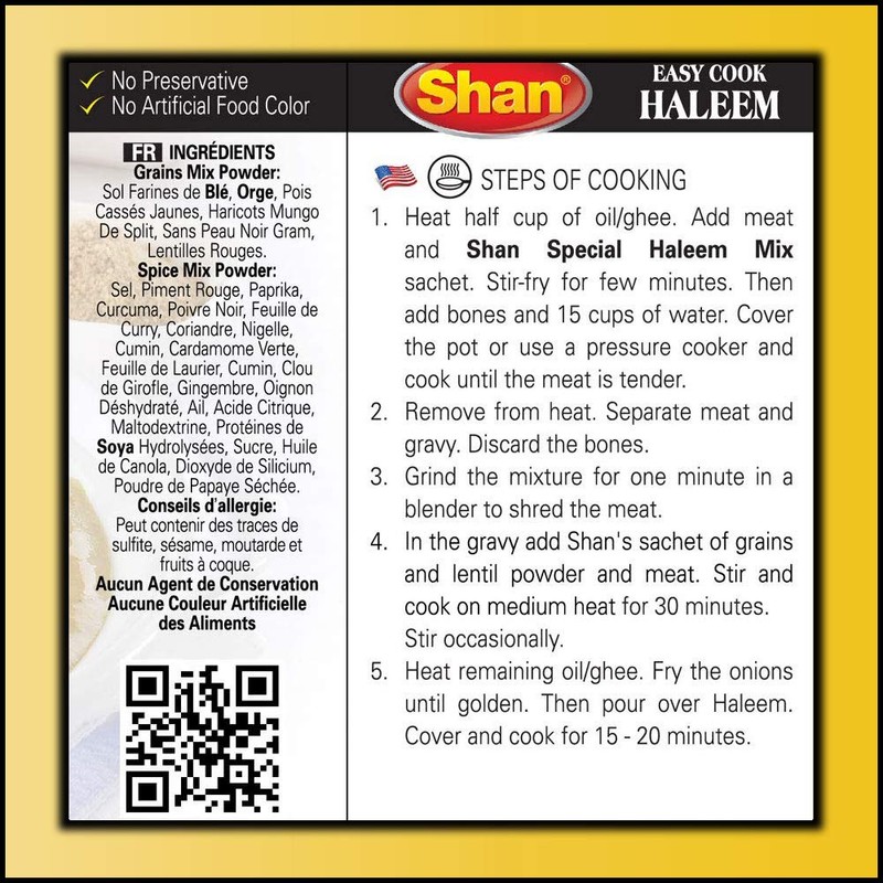 Shan Easy Cook Haleem Recipe Mix 10.5 oz (300g) -