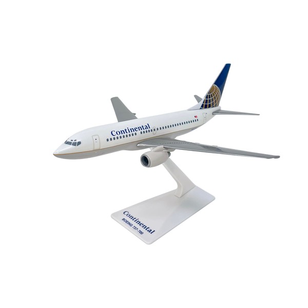 Flight Miniatures Continental (91-10) 737-700 1:200 Scale - Plastic Snap-Fit Model Airplane - Collectible Replica of Continental Airlines Aircraft - Part #ABO-73770H-010