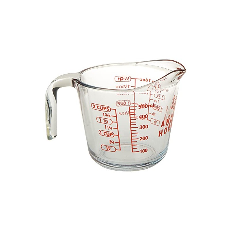 Anchor Hocking Glass Open Handle Measuring Cup, 16 oz