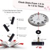 EMOON High Torque 12888 Clock Movement Mechanism with 3 Pairs