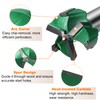 sourcing map Forstner Drill Bit 1" (25mm) Carbide Upgraded 3