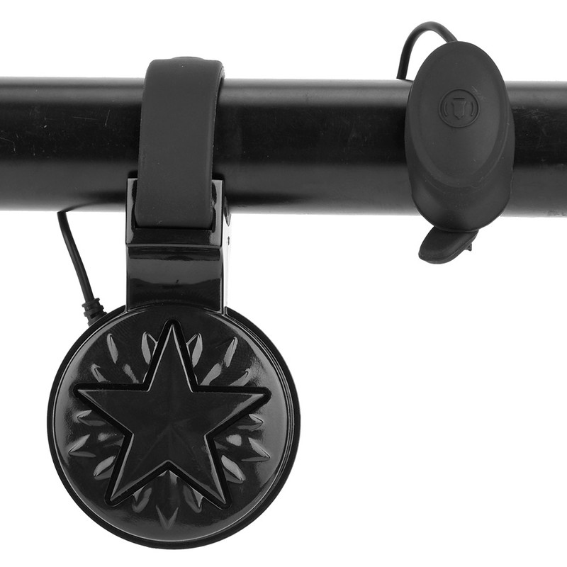 GUB Q-200 Black USB Charging Bicycle Electric Bell Bike 100-120dB