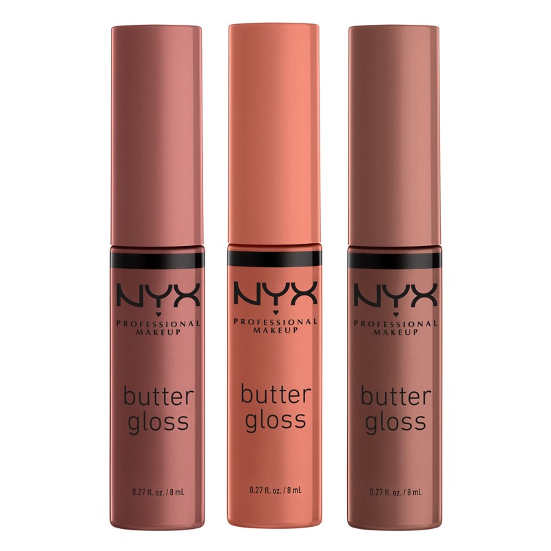 NYX PROFESSIONAL MAKEUP Butter Gloss Brown Sugar - Pack Of