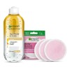 Kit Micelar Garnier Bifásica 400ml + Pads Desmaquillantes
