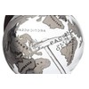 Mixology Vintage Globe Decanter Silver Plane