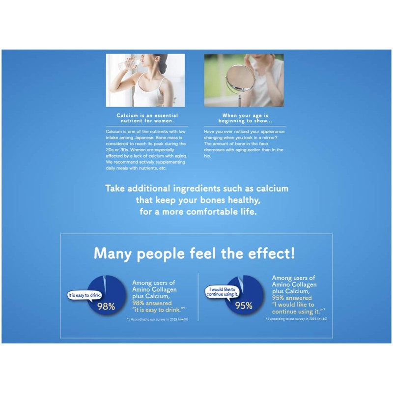 アミノコラーゲン プラスカルシウム 14日分 98g×3個