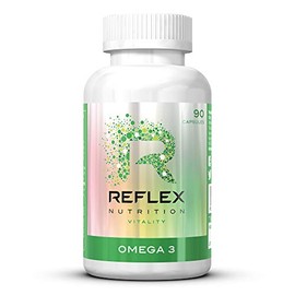 Reflex Nutrition Omega 3 Supplement Capsules 1000mg of which 330mg is EPA and 220mg is DHA (90 Caps)