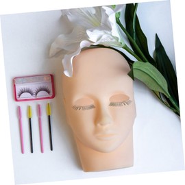 FOMIYES 3 Pairs Lash Practice Eyelids Removable for Lash Mannequin Head Realistic Design for Eyelash Extension Training