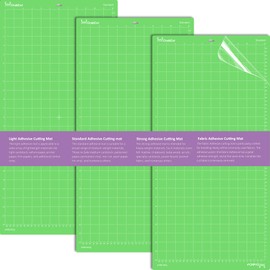 Cutting Mats for Cricut 12x24 Inch 3 Pack Dot Design Green StandardGrip Durable Long Lasting Standard Reusable Replacement Cut Mat for Cricut Maker 3/Maker/Explore 3/Air 2/One/Siser Juliet/Siser Romeo