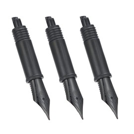 Set of 3 Hongdian Fountain Pen Black Medium Nibs for Black Forest 1850, M2,1851, 1843, 6013, 517D, 517S, 525,H1, H3, A3, 1843 and 920 Series