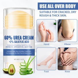 Pack of 2 Foot Cream Dry Feet Hydrating and Anti-Cracking Foot Cream Moisturising Anti-Crack Foot Cream Urea Cream Foot Care Cream Relieves Extreme Dryness and Cracking of the Feet