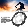104BCD Electric Bike Chainring and Adapter 38T Aluminum Alloy CNC
