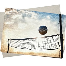 Whitman and Daughter Volleyball Card, Volleyball Birthday Card (1 Premium Card, 5X7 Inch) for Coach Thank You, Graduation etc - 898