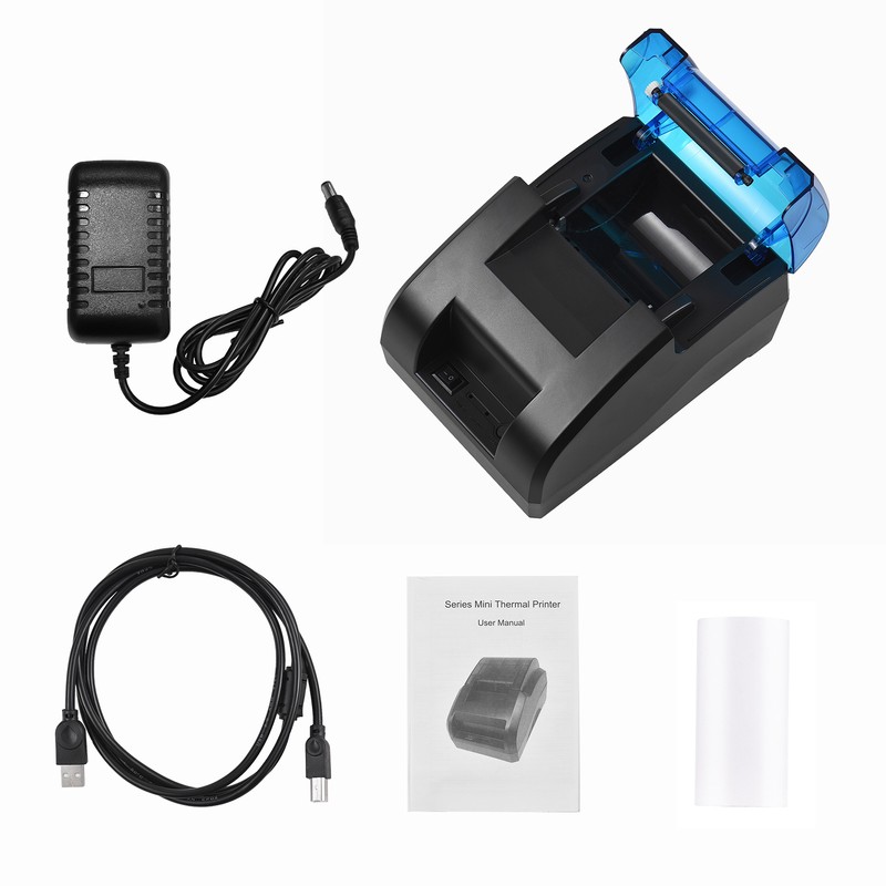 BISOFICE 58mm Thermal Receipt Printer Desktop USB&BT Wireless Connection Printer