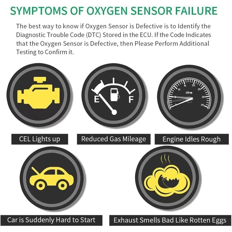 Vinrold Sensor de oxígeno para Honda