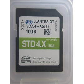 A5312 2015 2016 2017 Hyundai ELANTRA GT Navigation MAP Sd Card,GPS UPDATE, U.S.A OEM PART # 96554-A5312 STD 4X USA