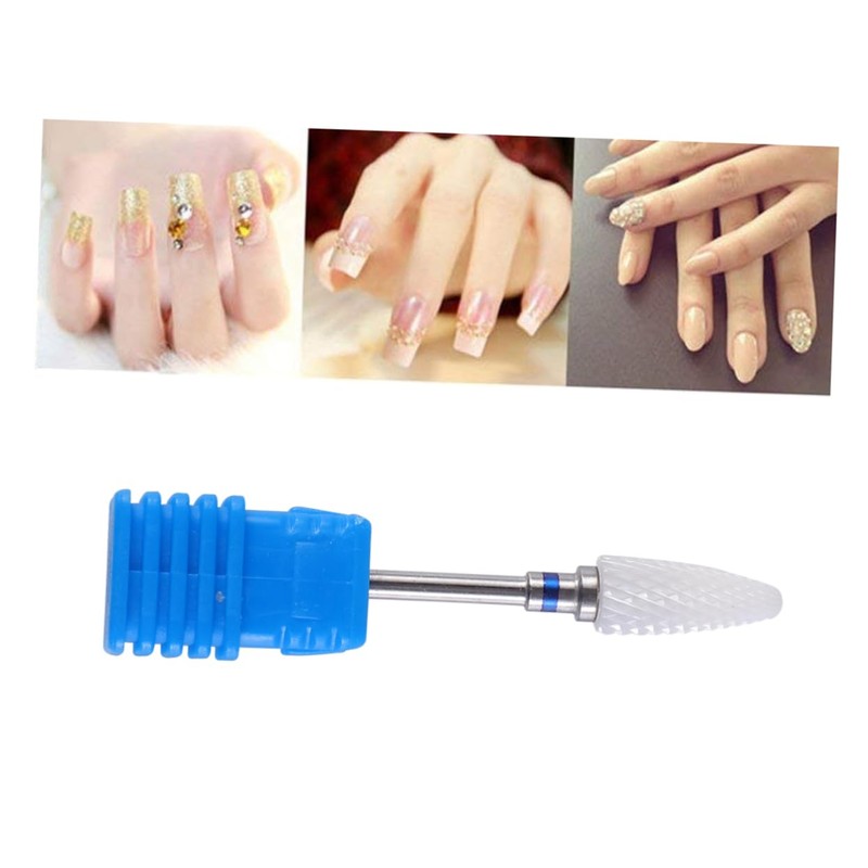 JECOMPRIS 3 x Nail Art Tools, Nail Grinding Head Drill