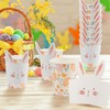 Cheerland Easter Disposable Paper Party Cups for Bunny Themed Birthday