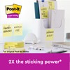 Post-it Super Sticky Notes Canary Yellow, Pack of 6 Pads,