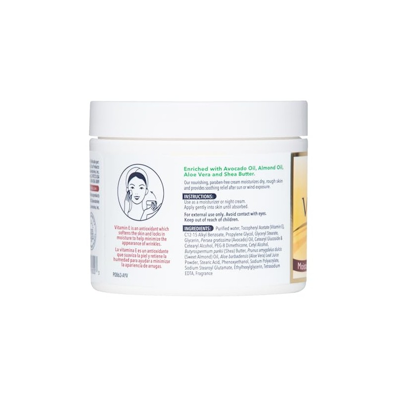 6pk - Vitamin E Cream - Vitamina E - Moisturizer