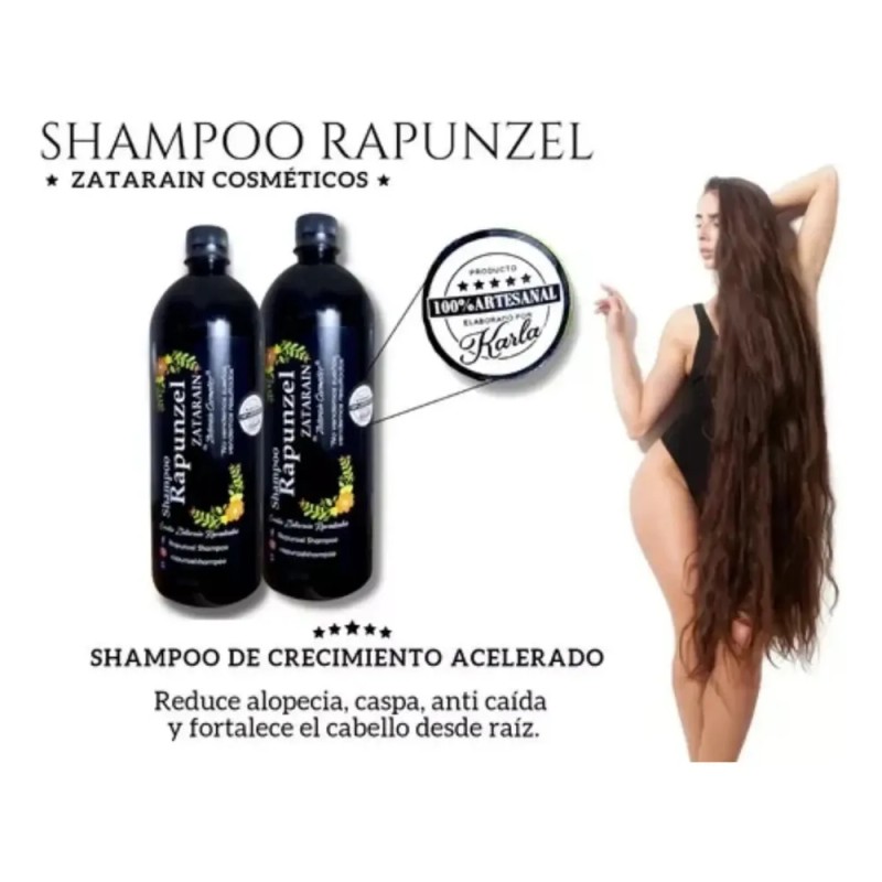 Kit Rapunzel Shampoo Y Acondisionador 2 Unidades