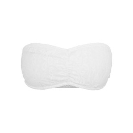 Urban Classics Women's Tb586-ladies Laces Bandeau Tank Top, White, XS Kurz