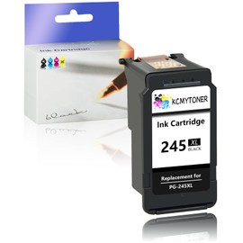 KCMYTONER 245XL 245 XL Remanufactured Ink Cartridge Replacement for Canon PG-245XL Compatible with TR4520 MX490 MX492 MG3022 TS3122 TS3320 TS3322 MG2522 Printer(1 Black)