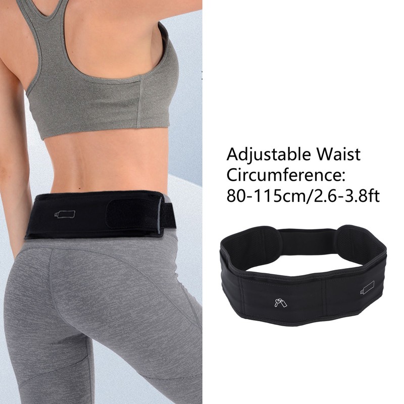 Running Belt Pack Adjustable Multi Pockets Light Thin Breathable Portable