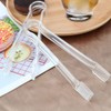 Clear Buffet Plastic Tong,Mini Plastic Buffet Serving Tong,Buffet Serving Tong