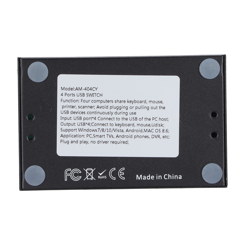 USB Switch USB2.0 Full Speed Transmission 2 Switching Modes 4