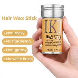 SPRINGSUGAR Hair Wax Stick Set, Slick Stick for Hair Control, Hair Styling Comb for Flyaways Frizz Hair Wigs, Non-greasy Smooth Hair Styling Products for Women & Men