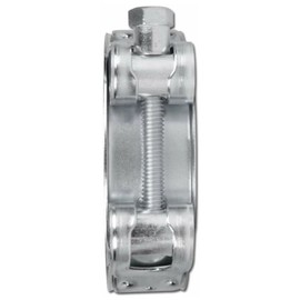 cyclingcolors 2 x Exhaust Clamp Compatible with 86-91 mm Wide 24 mm Stainless Steel A2 AISI304 Silencer Pot Attachment Exhaust Pipe Clamp Collector Connector Motorcycle Car Moped Scooter