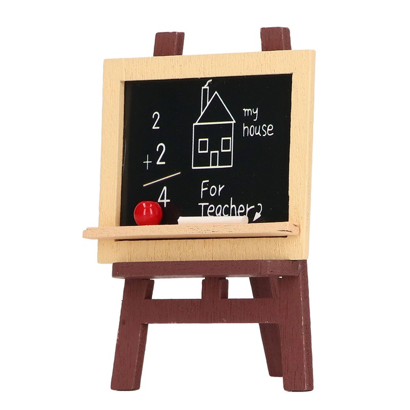 10Pcs Miniature Small Blackboard Easel Realistic Lovely Dollhouse Small Chalkboards