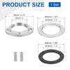 uxcell Female Thread Hex Lock Nut M32 x 1.5 Stainless