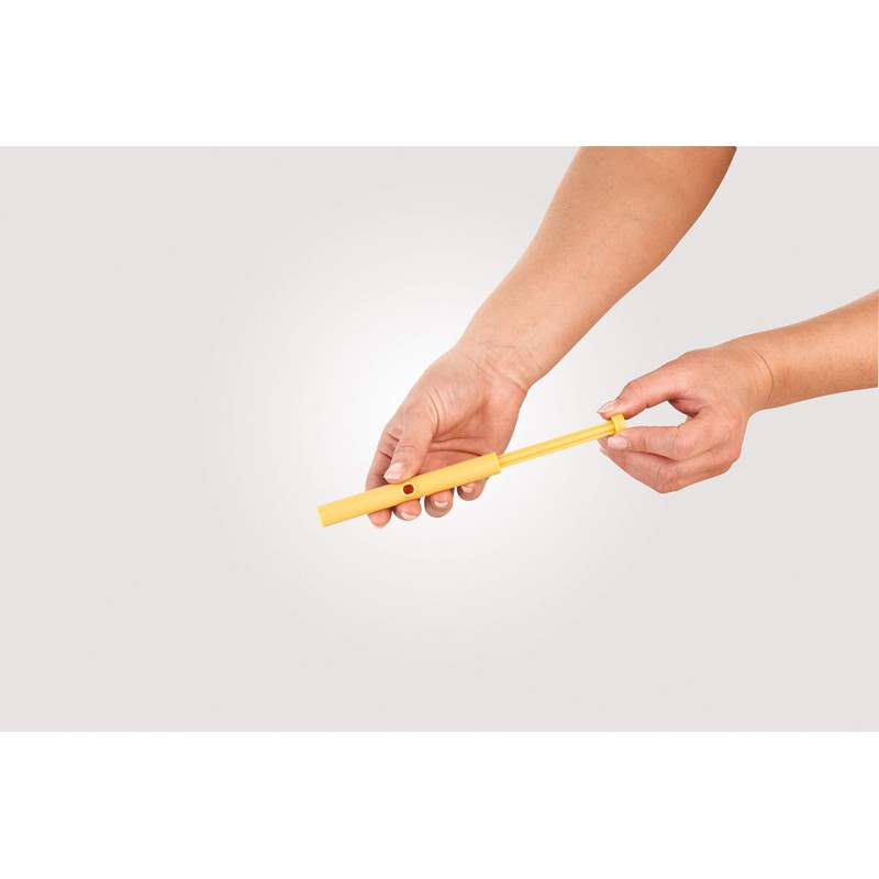 Tescoma Crepe Turner mit Querstange, Plastik, gelb, 34.7 x 14