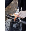 Kikkerland 2 in 1 Bike Bell & Light, Orange