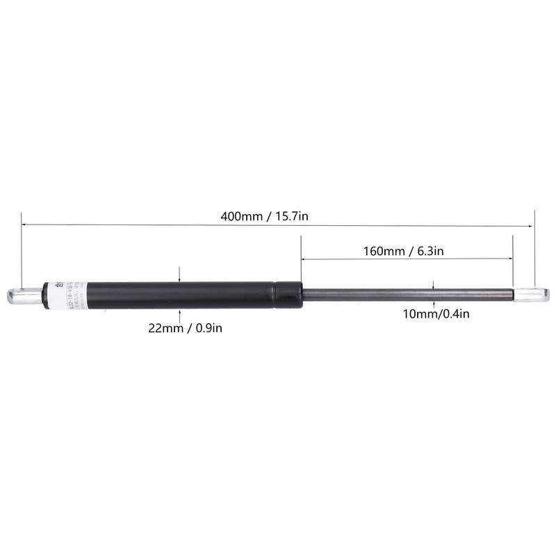 2Pcs 400mm Gas Spring Hydraulic Shock Struts Pneumatic Liftable Support