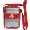 Storm Duds Clear Crossbody Bag (Ohio State Buckeyes)