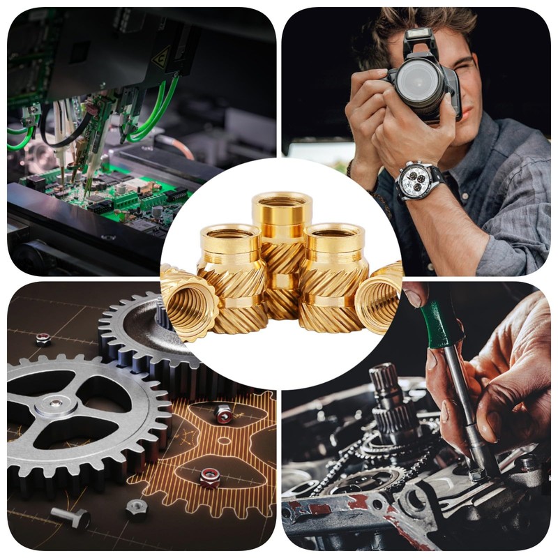 Threaded Insert Embedding Nuts Thread Insert Threaded Bushings Brass Embedding