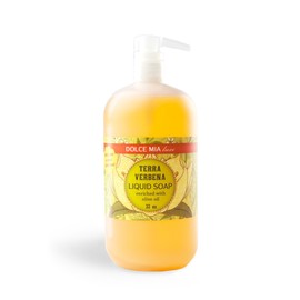 Dolce Mia | Castile Liquid Soap | Terra Verbena | Vegetable Based | Naturally Moisturizing | 32 oz Refill
