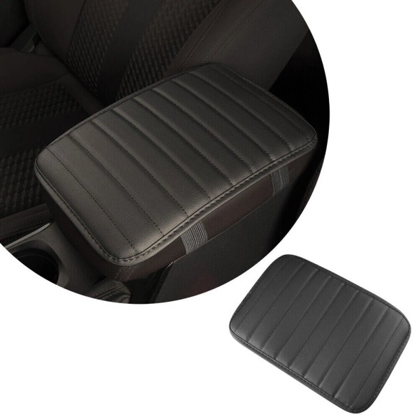 IKABEVEM PU Leather Car Armrest Cover Center Console Pad Protector