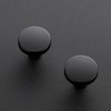 Ravinte 30 Pack Single Hole Matte Black Cabinet Knobs Kitchen