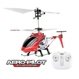 Top Secret Toys Aero-Pilot Deluxe 3 Channel Alloy R/C Helicopter with Gyro and LED Lights