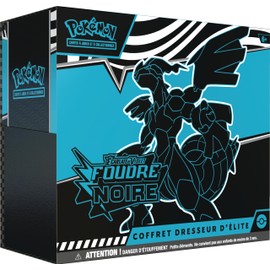 Pokémon : Scarlet & Purple Elite Trainer Set - Black Lightning - Pokémon TCG Zekrom (1 Fulguris Fully Illustrated Promo Card, 9 Boosters & Premium Game Accessories)