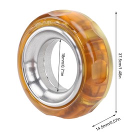 Sunicon Ring Fidget , Handheld Stainless Steel Ring Fingertip Anxiety Ring Stress Relief Toy for Anxiety Stress