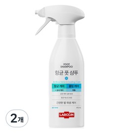 Rapsin Antibacterial Foot Shampoo Cooling Care Clean Herb Fragrance, 1 pack, 2 pieces, 410ml / 랩신 항균 풋샴푸 쿨링케어 클린 허브향, 1개입, 2개, 410ml