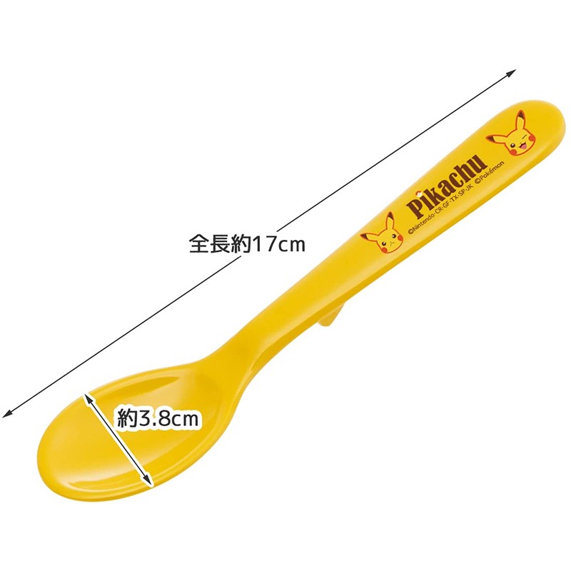Skater SM5-A Melamine Spoon, 6.7 inches (17 cm), Pikachu, Face
