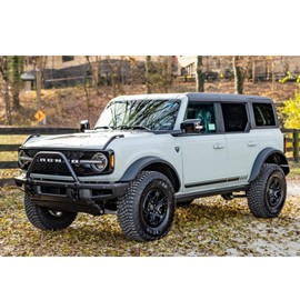 7" Bronco Short Antenna, Compatible with Ford Bronco Full Size and Sport All Models 2021-2023 2024 2025 2026, Good Reception, Black, 7 Inch Spiral AM FM Radio Antenna, for Bronco Accessories 2021-26