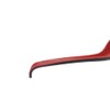 Plastic Large Soup Spoons with Long Handle, Red and Black