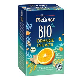 Me?mer Organic Fruit Tea Orange Ginger 91 g Pack of 10